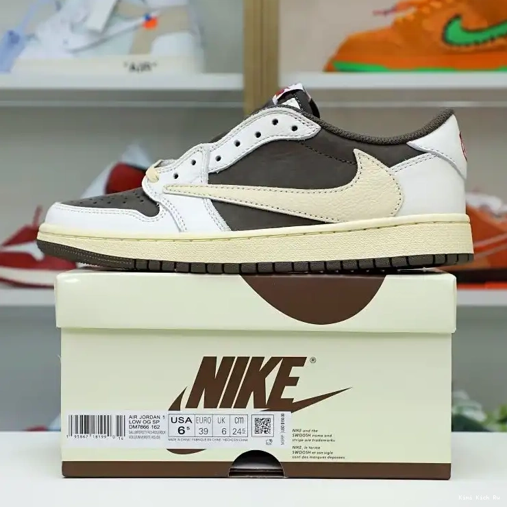 X TRAVIS 1 AIR LOW MOCHA SCOTT Kimikick JORDAN OG REVERSE 0822